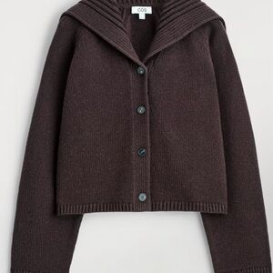 COS like SAILOR-COLLAR WOOL CARDIGAN